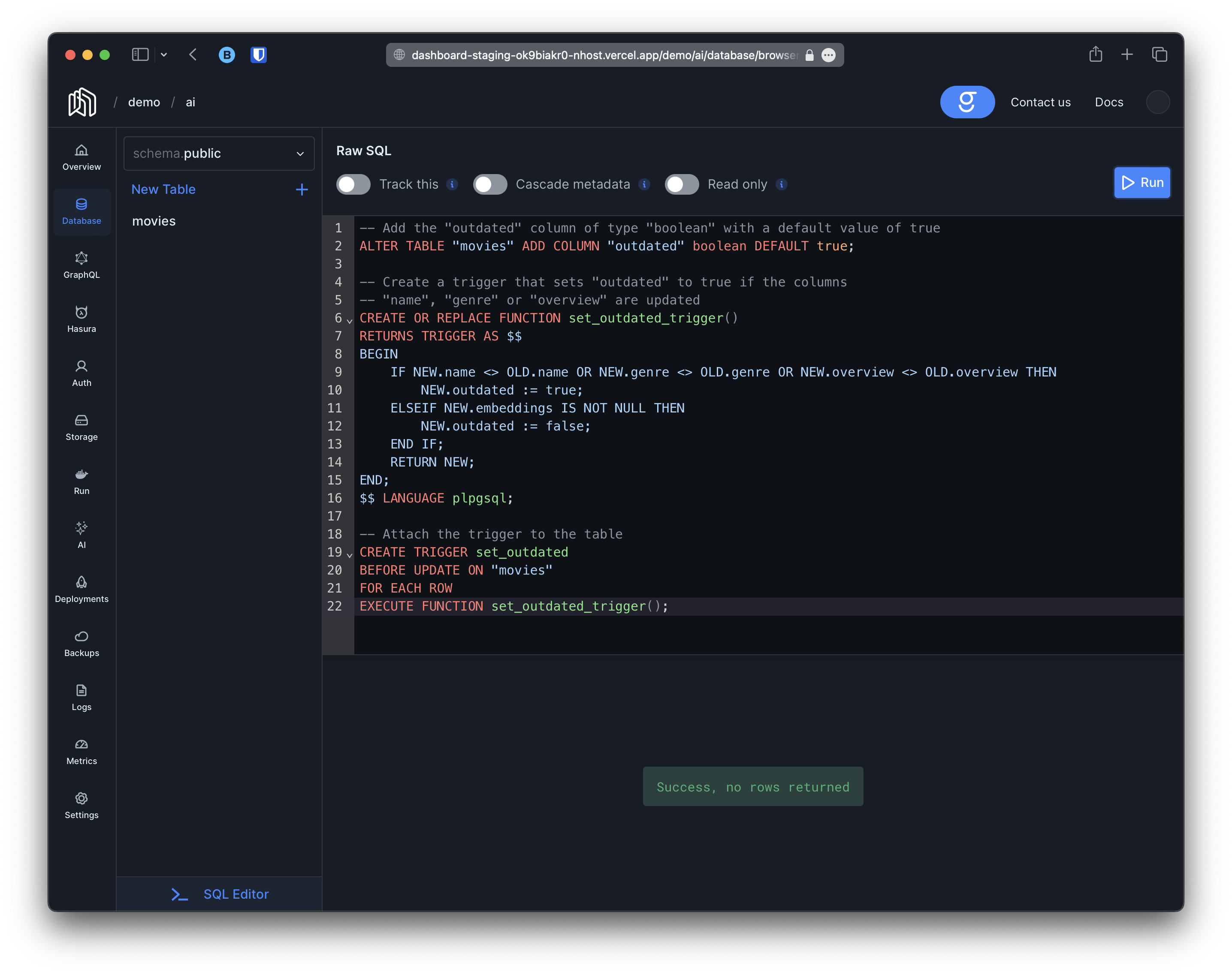 outdated mechanism migration